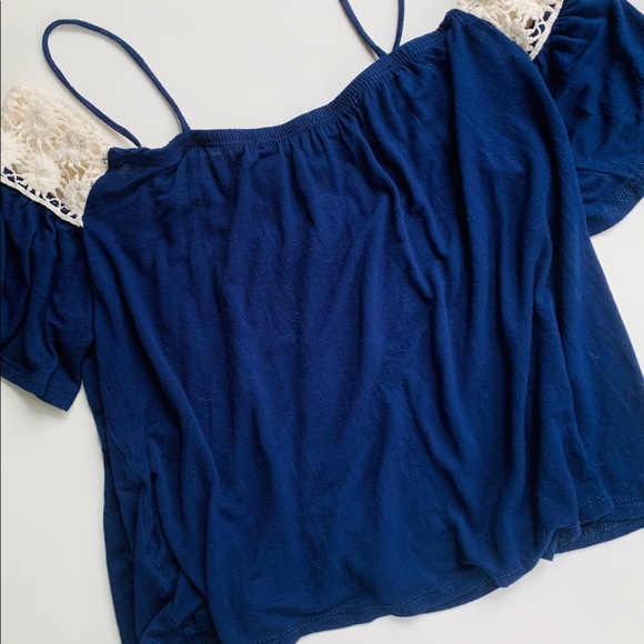 Charlotte Russe Crochet Trim Top - Picture 6 of 6